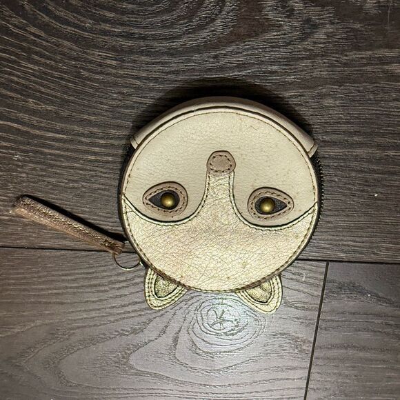 Fossil Fox Keychain Wristlet Zip Around - Picture 2 of 5